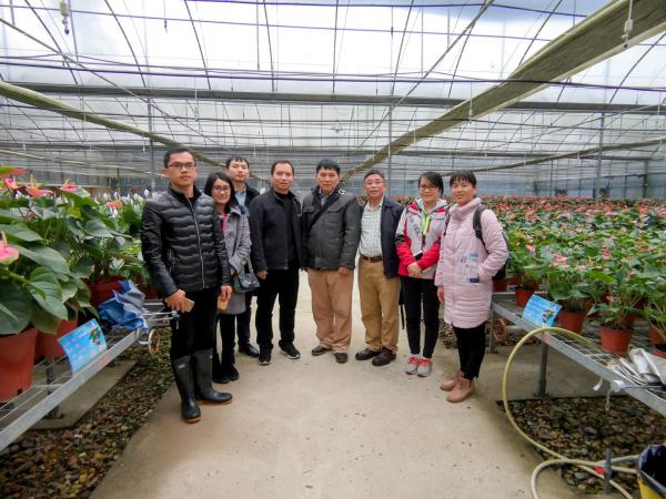 在福建省林业科技试验中心考察 在福建省林业科技试验中心考察