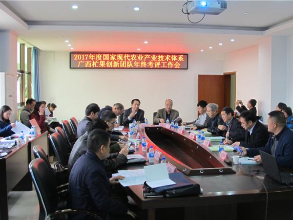 2017年度国家现代农业产业技术体系广西杧果创新团队年终考评工作会在广西热作所召开
