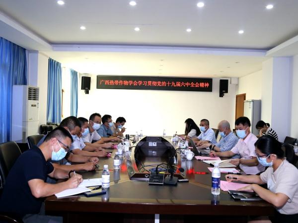 广西热带作物学会召开2022年第四次党支部会议
