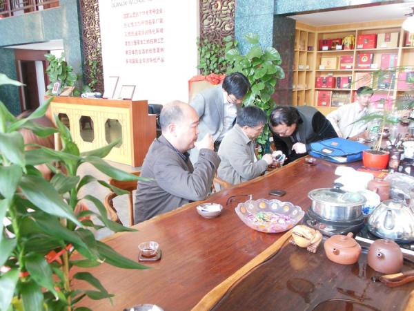 黄强所长带领茶叶科研团队赴广西梧州茶厂考察