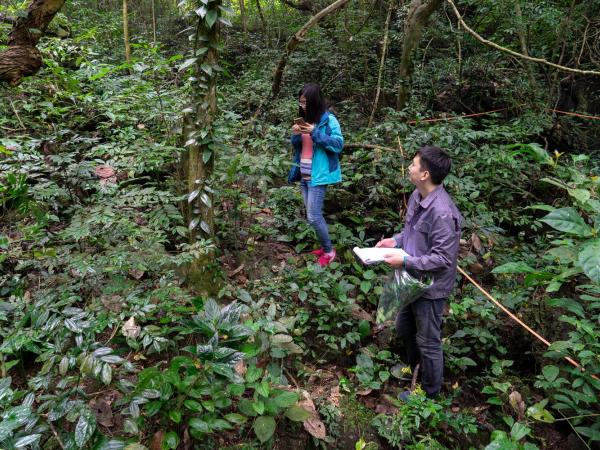 科研人员野外考察 科研人员野外考察