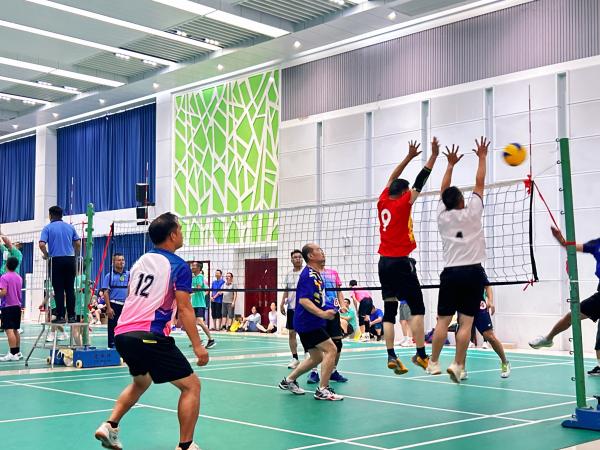 广西热作所气排球队在广西农业科学院2025年职工气排球赛中勇创佳绩